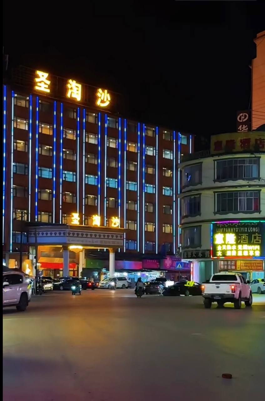 圣淘沙集团街道夜景